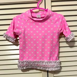 Ruffle butts baby girl swim